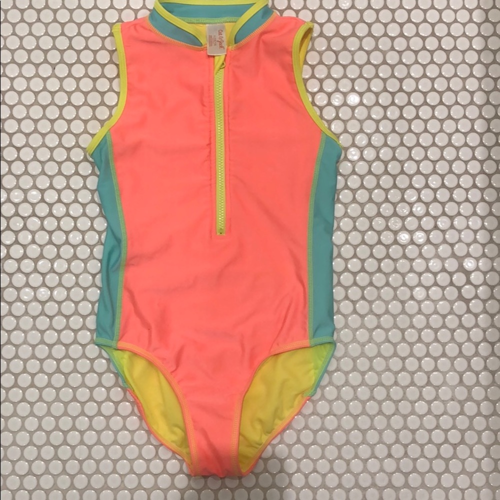 CAT & JACK one piece colorful swimsuit